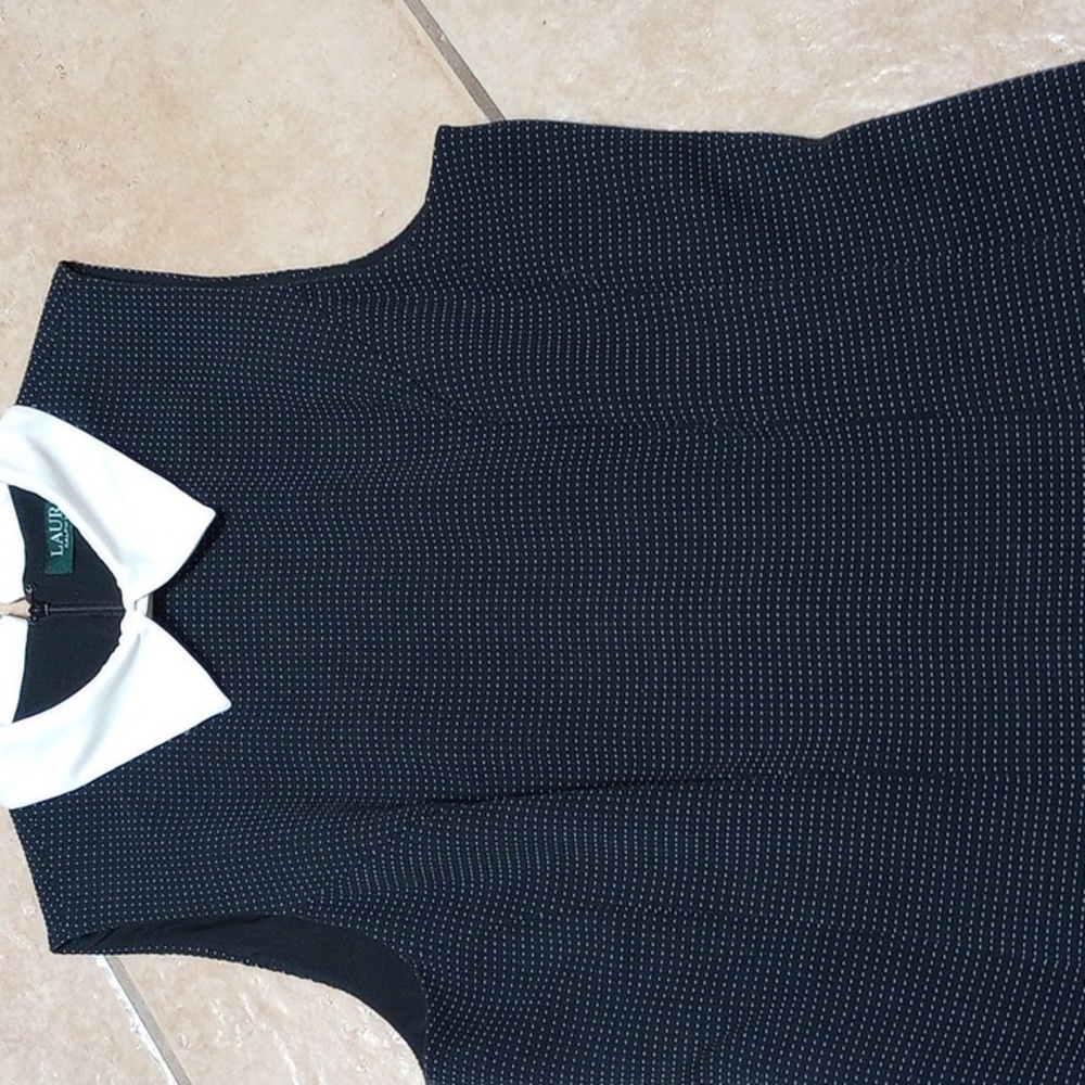 Lauren Ralph Lauren Black Swiss Dot Dress - Picture 13 of 15